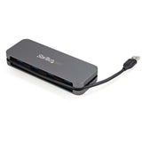 StarTech.com 4 Port USB 3.0 Hub - USB-A to 4x USB-A - SuperSpeed 5Gbps Portable USB 3.2 Gen 1 Type-A Hub - USB Bus Powered - Laptop/Desktop USB Hub with Long Cable 28cm & Cable Management