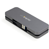 StarTech.com 4 Port USB 3.0 Hub - USB-A to 4x USB-A - SuperSpeed 5Gbps Portable USB 3.2 Gen 1 Type-A Hub - USB Bus Powered - Laptop/Desktop USB Hub with Long Cable 28cm & Cable Management