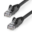 StarTech.com 3m(10ft) CAT6 Ethernet Cable - LSZH (Low Smoke Zero Halogen) - 10 Gigabit 250Mhz 100W PoE RJ45 UTP Network Patch Cord Snagless with Strain Relief - Black CAT 6, ETL Verified, 24AWG