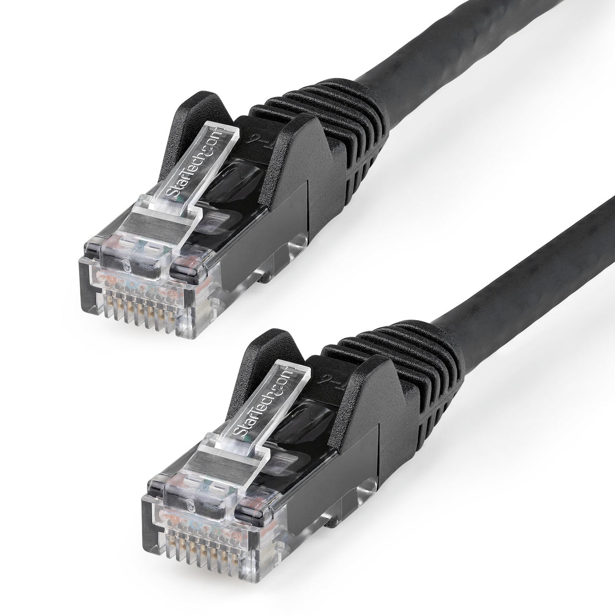 StarTech.com 4.6m(15ft) CAT6 Ethernet Cable - LSZH (Low Smoke Zero Halogen) - 10 Gigabit 250Mhz 100W PoE RJ45 UTP Network Patch Cord Snagless with Strain Relief - Black CAT 6, ETL Verified, 24AWG