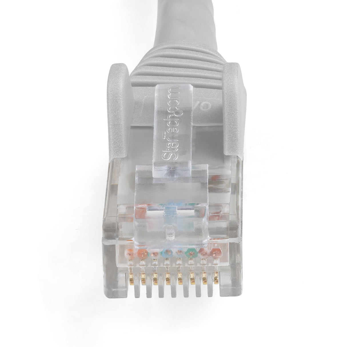 StarTech.com 1ft (30cm) CAT6 Ethernet Cable - LSZH (Low Smoke Zero Halogen) - 10 Gigabit 250Mhz 100W PoE RJ45 UTP Network Patch Cord Snagless with Strain Relief - Gray CAT 6, ETL Verified, 24AWG