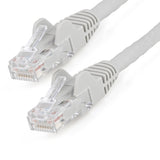 StarTech.com 4.6m(15ft) CAT6 Ethernet Cable - LSZH (Low Smoke Zero Halogen) - 10 Gigabit 250Mhz 100W PoE RJ45 UTP Network Patch Cord Snagless with Strain Relief - Gray CAT 6, ETL Verified, 24AWG