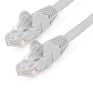 StarTech.com 3ft (90cm) CAT6 Ethernet Cable - LSZH (Low Smoke Zero Halogen) - 10 Gigabit 250Mhz 100W PoE RJ45 UTP Network Patch Cord Snagless with Strain Relief - Gray CAT 6, ETL Verified, 24AWG
