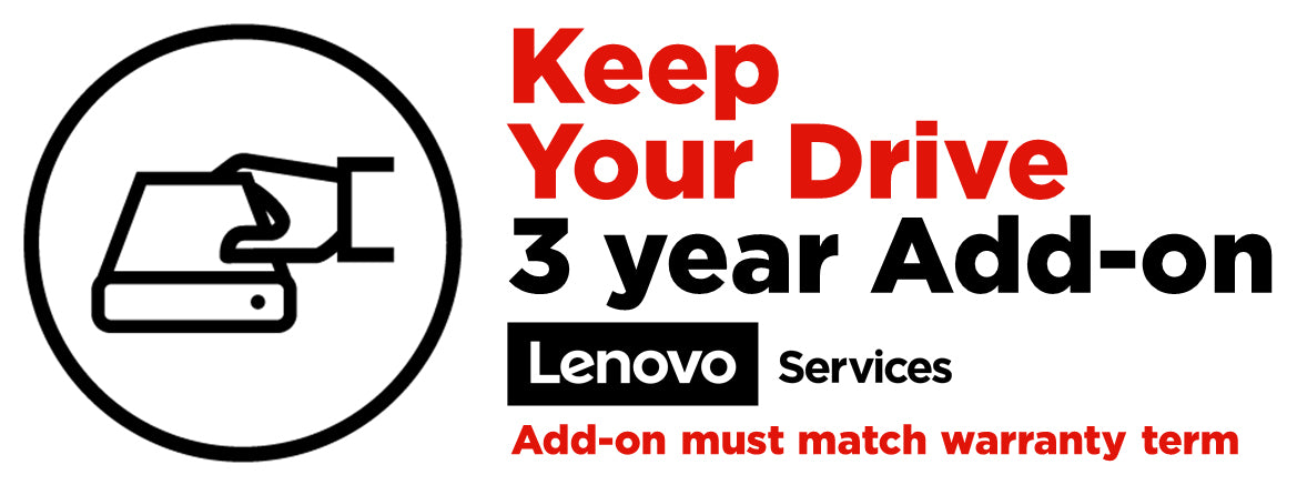 Lenovo 3Y Keep Your Drive 1 license(s) 3 year(s)