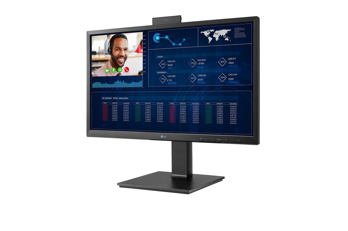 LG 24CN650N-6A All-in-One PC/workstation Intel® Celeron® J4105 60.5 cm (23.8") 1920 x 1080 pixels All-in-One thin client 16 GB eMMC Wi-Fi 5 (802.11ac) Black