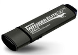 iStorage Kanguru Defender Elite30™ USB 3.0 64GB| Secure Flash Drive | FIPS 197 Certified, 256-bit AES hardware encryption (XTS Mode) | TAA Compliant