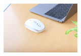 Manhattan USB-A Nano Receiver, Six Buttons with Scroll Wheel, 800/1200/1600 dpi, Wrist-Friendly Contour, White