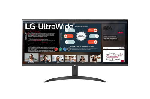 LG 34WP500-B computer monitor 86.4 cm (34") 2560 x 1080 pixels UltraWide Full HD LED Black