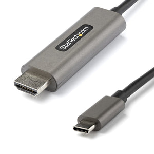 StarTech.com 3.3ft (1m) USB C to HDMI Cable 4K 60Hz w/ HDR10 - Ultra HD USB Type-C to 4K HDMI 2.0b Video Adapter Cable - USB-C to HDMI HDR Monitor/Display Converter - DP 1.4 Alt Mode HBR3