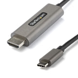 StarTech.com 6.6ft (2m) USB C to HDMI Cable 4K 60Hz w/ HDR10 - Ultra HD USB Type-C to 4K HDMI 2.0b Video Adapter Cable - USB-C to HDMI HDR Monitor/Display Converter - DP 1.4 Alt Mode HBR3