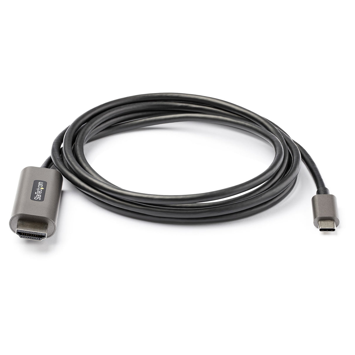 StarTech.com 6.6ft (2m) USB C to HDMI Cable 4K 60Hz w/ HDR10 - Ultra HD USB Type-C to 4K HDMI 2.0b Video Adapter Cable - USB-C to HDMI HDR Monitor/Display Converter - DP 1.4 Alt Mode HBR3