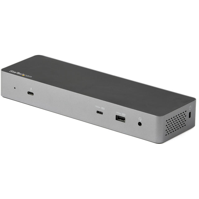 StarTech.com USB C Docking Station for Macbook Pro/Air-M1/M2/M3/M4, Thunderbolt Compatible, HDMI/DisplayPort, Dual 4K 60Hz/Single 8K, USB Type-C Laptop Dock, 96W Power Delivery, USB 10Gbps