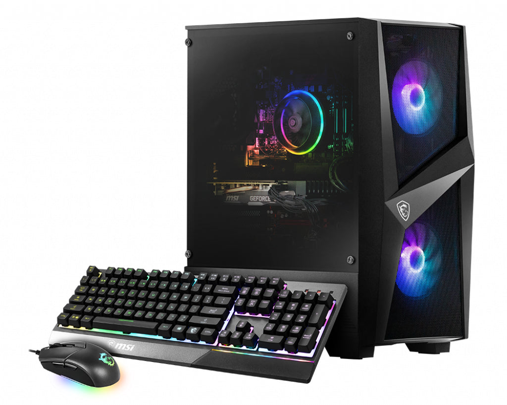 MSI Codex R 12TC-047US Intel® Core™ i5 i5-12400 16 GB DDR4-SDRAM 500 GB SSD NVIDIA GeForce RTX 3060 Windows 11 Home Desktop PC Black