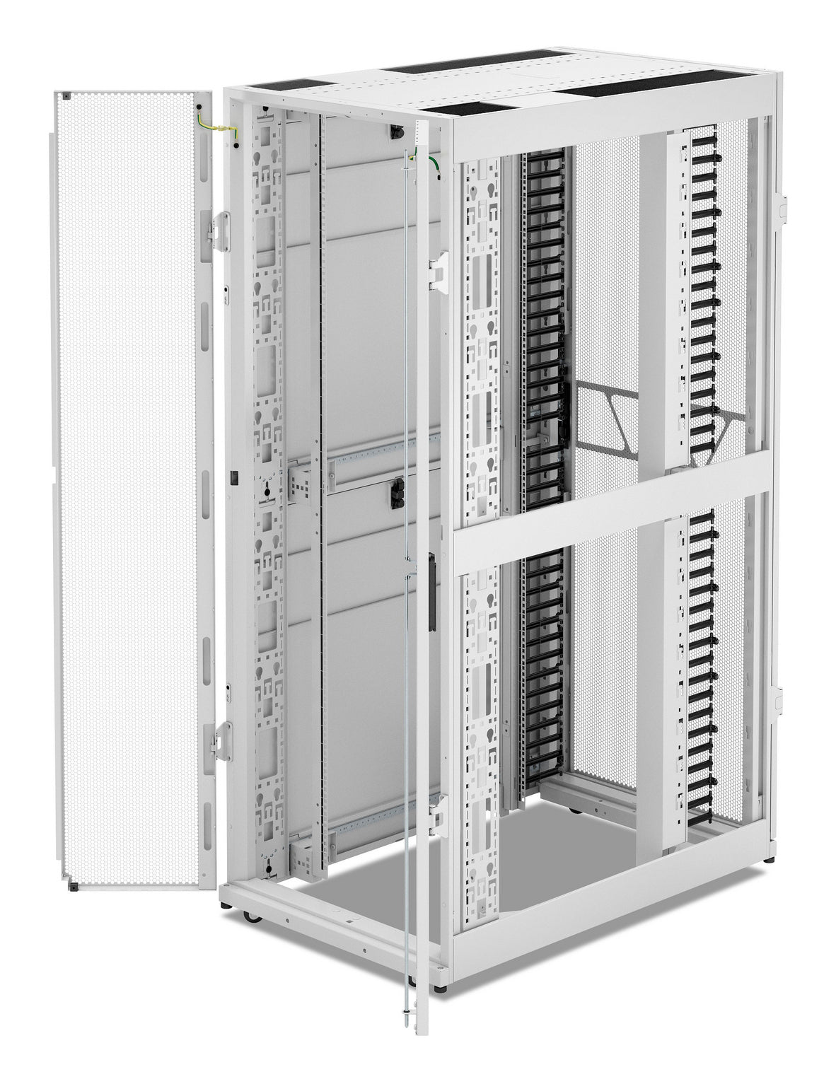 APC NetShelter SX, Networking Rack Enclosure, 42U, 1991H x 750W x 1200D mm, with Sides, White