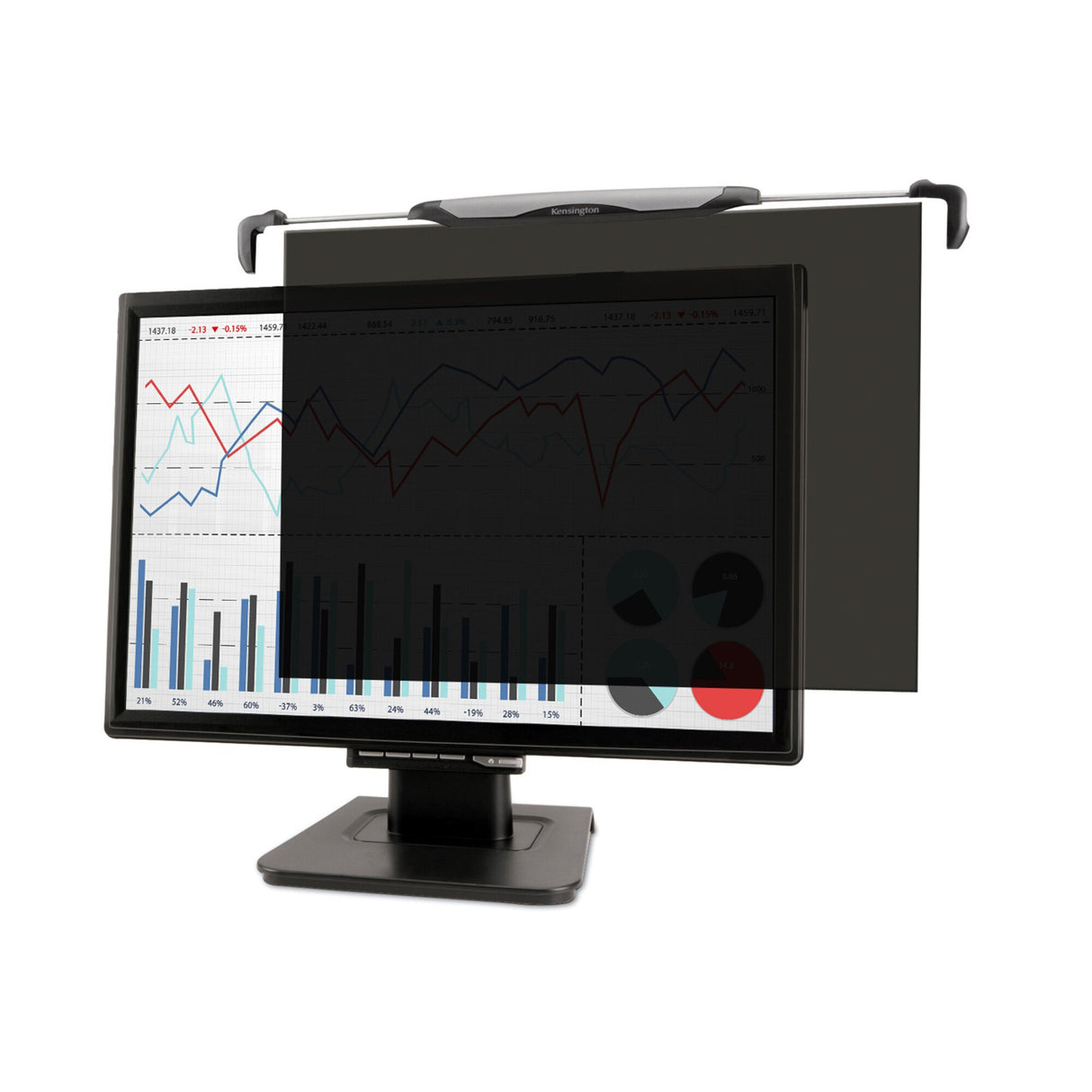Kensington FS220 Snap2 Privacy Screen for 20”-22” Widescreen Monitors — Black