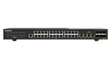 QNAP QSW-M2130-4C2S24T network switch Managed L2 2.5G Ethernet (100/1000/2500) 1U Black