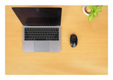 Manhattan USB-A Nano Receiver, Six Buttons with Scroll Wheel, 800/1200/1600 dpi, Wrist-Friendly Contour, Black