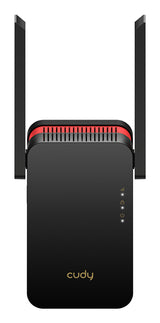 Cudy RE3000 network extender Network repeater Black, Red 10, 100, 1000 Mbit/s
