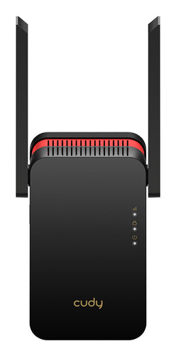 Cudy RE3000 network extender Network repeater Black, Red 10, 100, 1000 Mbit/s