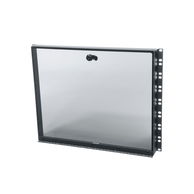 Middle Atlantic 8 RU Fixed Security Cover With Hinged Plexi Door
