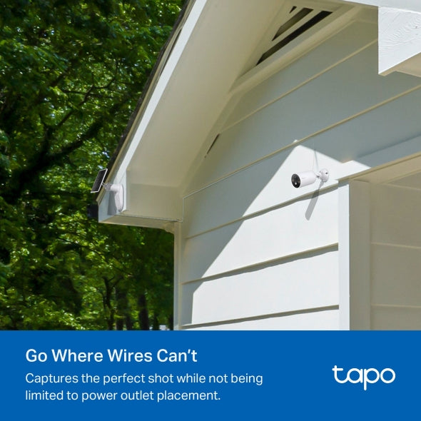 TP-Link Tapo Solar-Powered Security Camera Kit 1 × C425, 1 × A201
