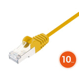 Intellinet 745468 networking cable Yellow 1 m Cat8.1 U/FTP (STP)