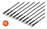 Intellinet 745208 networking cable Black 2 m Cat6 U/UTP (UTP)