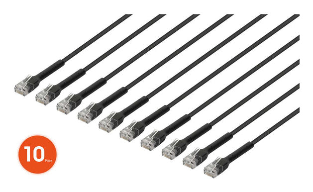 Intellinet 745185 networking cable Black 1 m Cat6 U/UTP (UTP)