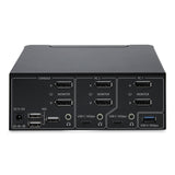 StarTech.com 2-Port Dual-Monitor DisplayPort KVM Switch, 8K 60Hz / 4K 144Hz, DP 1.4, 2x USB 10Gbps Ports, 4x USB HID Ports, Hotkey Switching, TAA Compliant