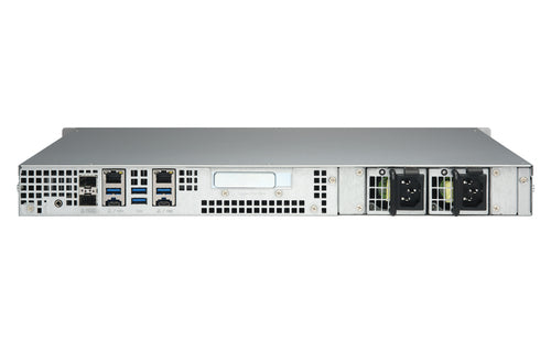 QNAP TS-983XU-RP NAS Rack (1U) Intel® Xeon® E-2124 8 GB DDR4 0 TB QNAP Turbo System Aluminium, Black