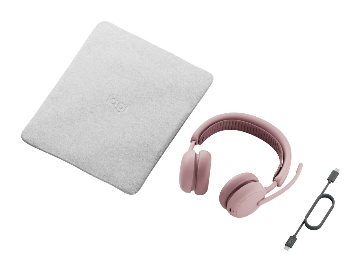 Logitech Zone Wireless 2 ES Headset Head-band Calls/Music Bluetooth Rose
