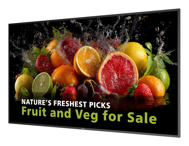 Philips 5000 series 65BDL5050D/00 Signage Display 165.1 cm (65") LCD Wi-Fi 600 cd/m² Full HD Black Built-in processor Android
