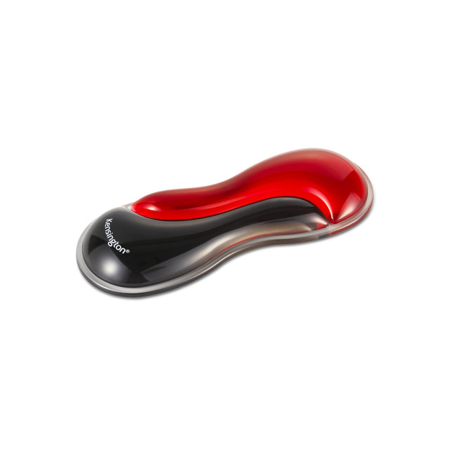 Kensington Slim Duo Gel Mouse/Trackball Wrist Rest -Red