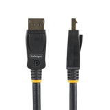 StarTech.com 10ft (3m) VESA Certified DisplayPort Cable - 10 Pack - DisplayPort 1.2 Cord with Latches, 4K 60Hz UHD, DP to DP Cable for Monitor, Latching DP Connectors