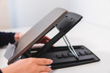 BakkerElkhuizen Ergo-Q 330 Circular Laptop stand Black, Gray 17"