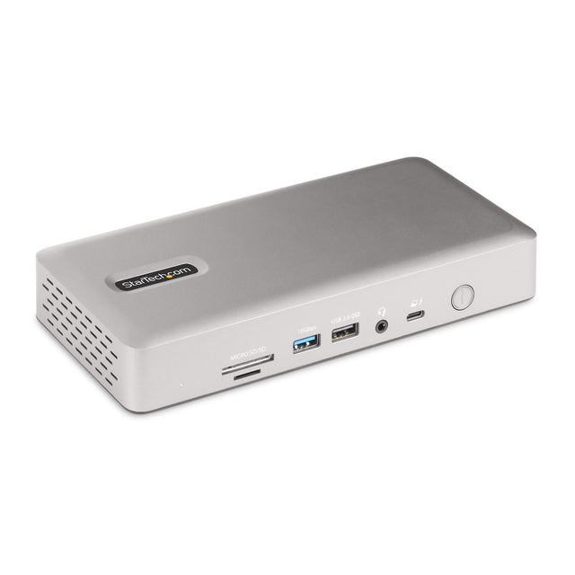 StarTech.com Thunderbolt 4 Dock - Dual 4K Macbook Pro and M4 Air, Quad Monitor 4K Windows, 16 Port 40Gbps Laptop Docking Station with 100W Charging, 2 x HDMI, 2 x DisplayPort
