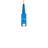 StarTech.com 100m (328ft) SC to SC (UPC) OS2 Single Mode Simplex Fiber Optic Cable, 9/125µm, 40G/100G, Bend Insensitive, Low Insertion Loss, LSZH Fiber Jumper Cord