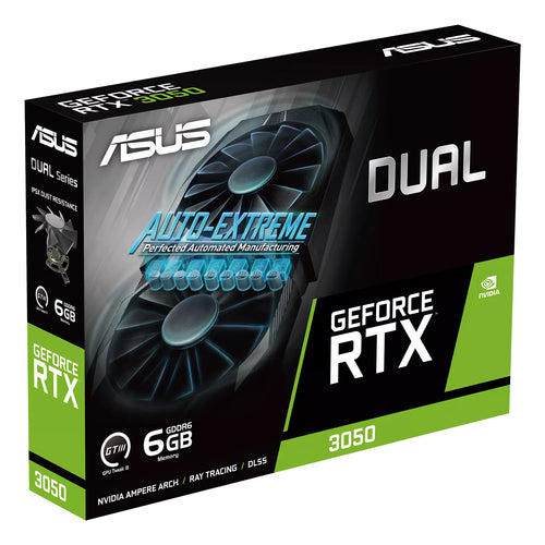 ASUS Dual -RTX3050-6G NVIDIA GeForce RTX 3050 6 GB GDDR6