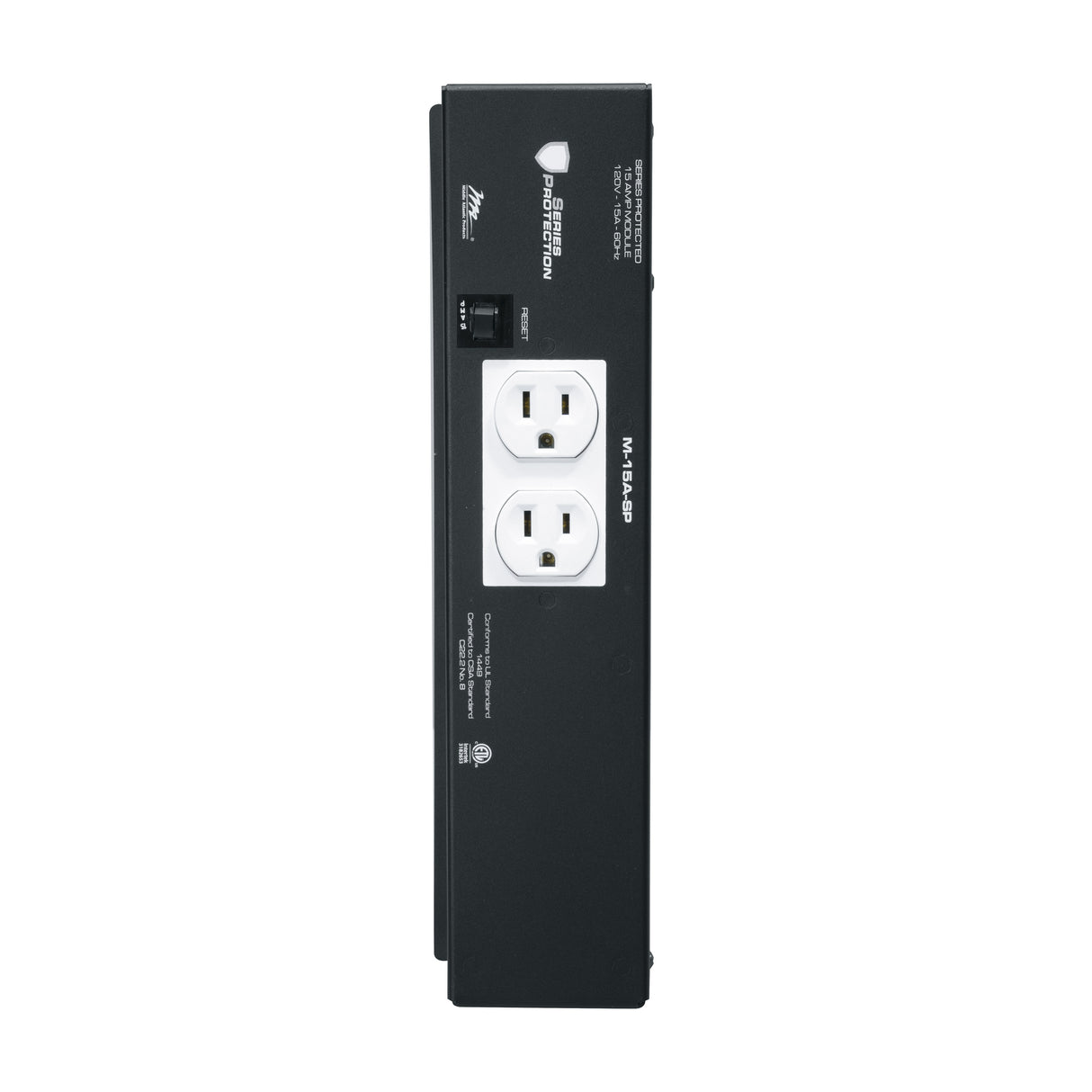 Middle Atlantic M-15A-SP power distribution unit (PDU) 2 AC outlet(s) Black, White