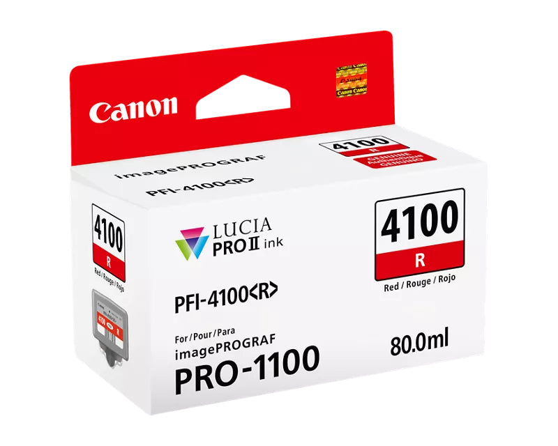 Canon LUCIA PRO II PFI-4100 Red Ink Tank