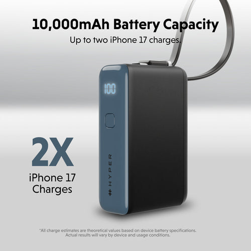 Targus HyperJuice Flex 10K 30W 5000 mAh Blue