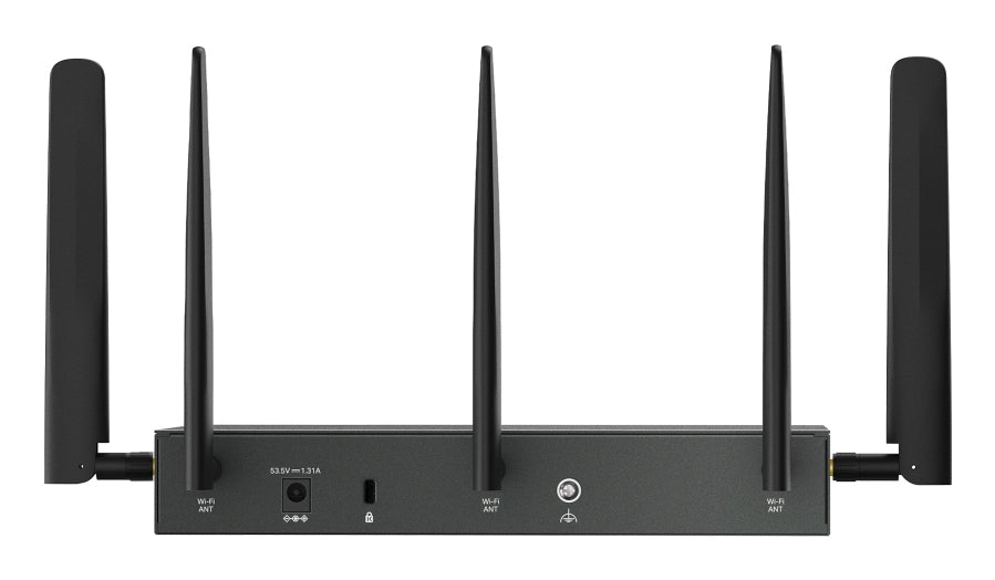 TP-Link Omada ER706WP-4G wireless router Gigabit Ethernet Dual-band (2.4 GHz / 5 GHz) Black