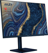 MSI Modern MD272QP Ultramarine 27 Inch Monitor with Adjustable Stand, WQHD (2560 x 1440), 75Hz, IPS, 4ms, HDMI, DisplayPort, USB Type-C, Built-in USB Hub, Built-in Speakers, Anti-Glare, Anti-Flicker, Less Blue light, TÜV Certified, VESA, Ultramarine