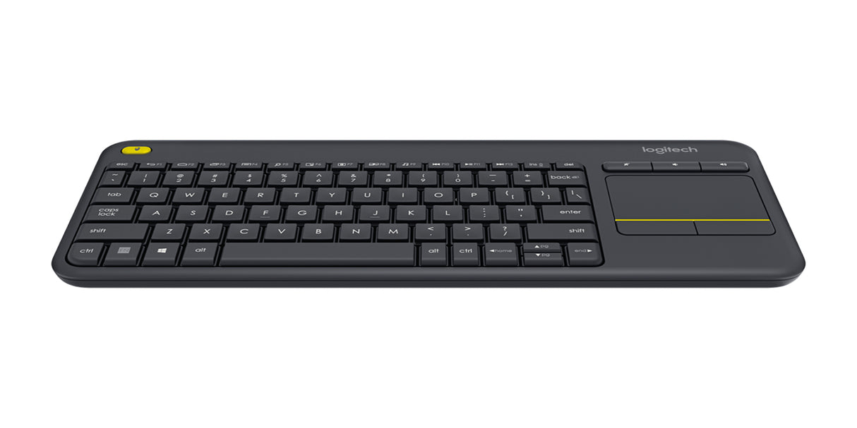 Logitech K400 Plus keyboard Universal RF Wireless AZERTY French Black
