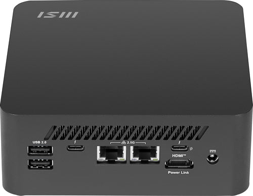 MSI Cubi NUC AI+ 2MG-019US Copilot+ PC Intel Core Ultra 7 258V 32 GB LPDDR5x-SDRAM 1 TB SSD Windows 11 Pro Mini PC Black