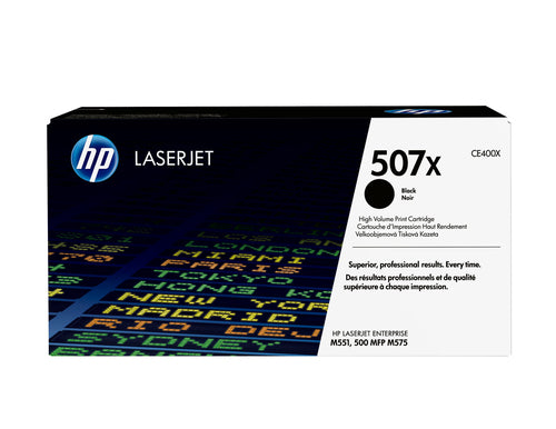 HP 507X High Yield Black Original LaserJet Toner Cartridge