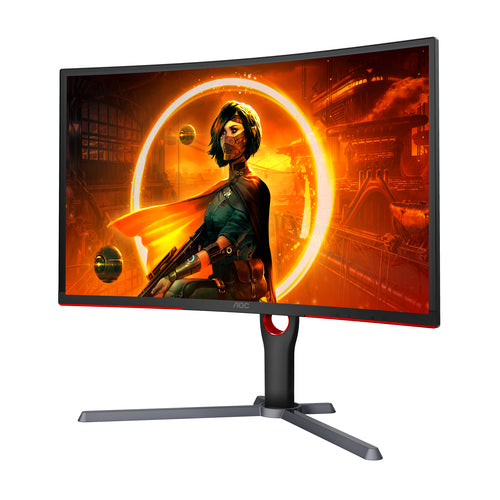 AOC G3 CQ27G3S computer monitor 68.6 cm (27") 2560 x 1440 pixels Quad HD LED Black, Red