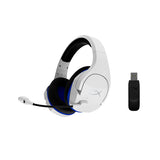 HyperX Cloud Stinger Core - Wireless Gaming Headset (White-Blue) - PS5-PS4