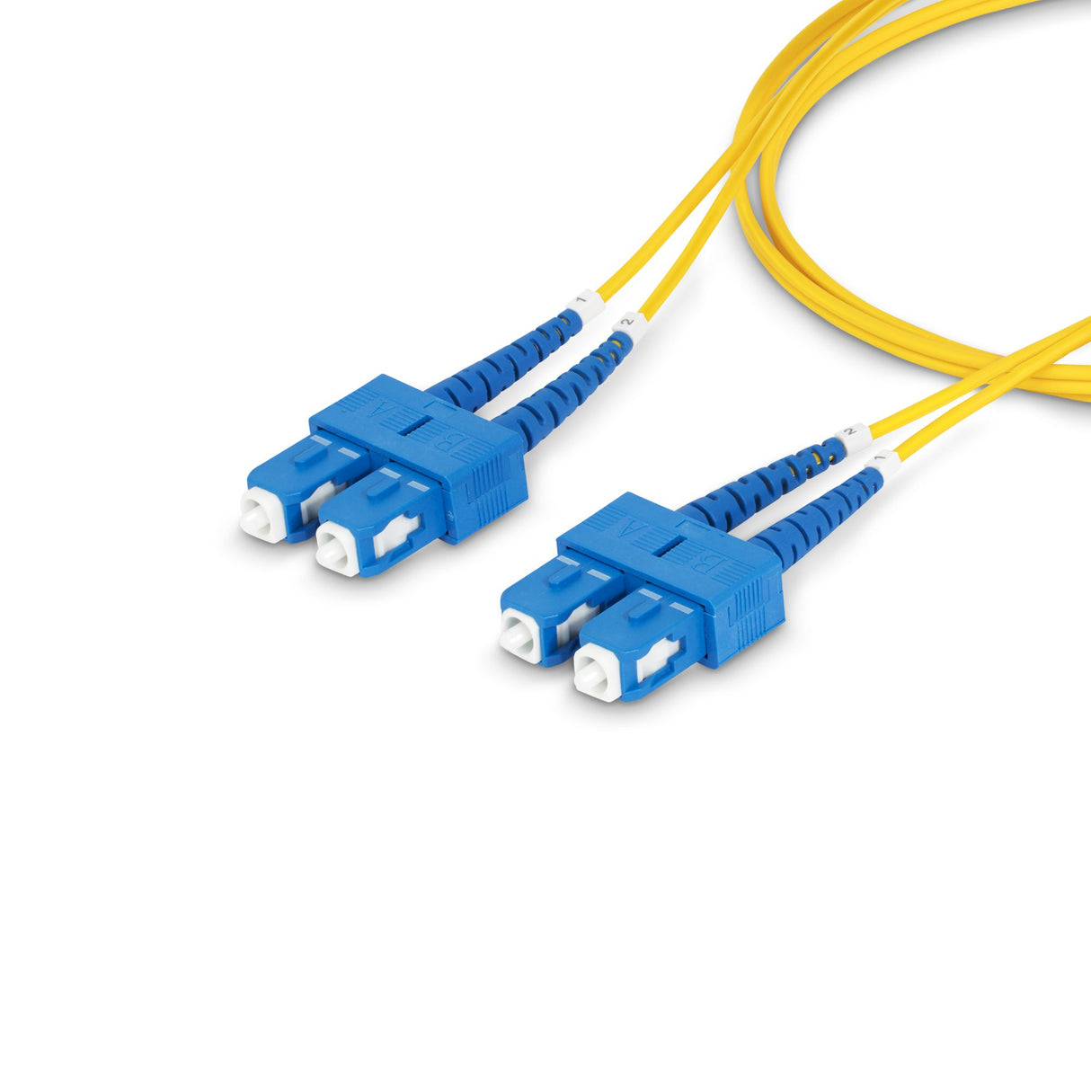 StarTech.com 10m (32.8ft) SC to SC (UPC) OS2 Single Mode Duplex Fiber Optic Cable, 9/125µm, 40G/100G Zipcord, Bend Insensitive, Low Insertion Loss - LSZH Fiber Jumper Cord