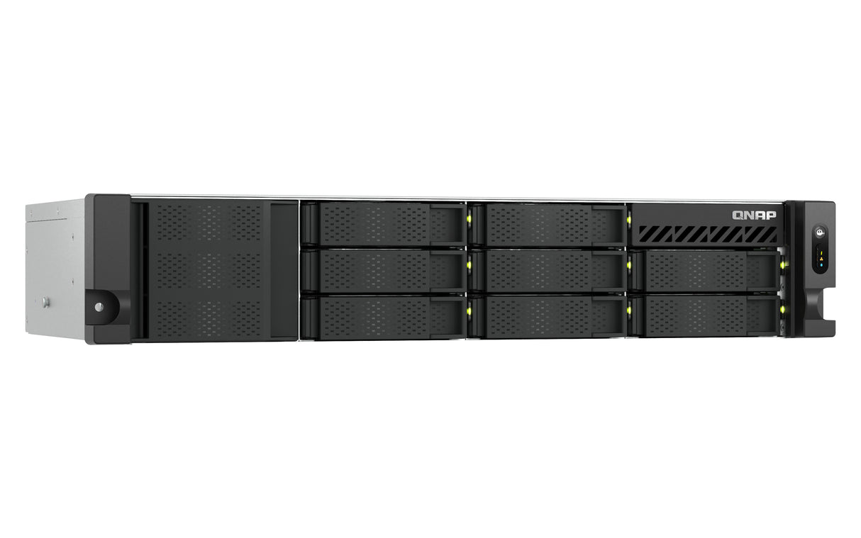 QNAP TS-855EU-8G NAS/storage server Rack (2U) Intel Atom® C5125 8 GB DDR4 0 TB QuTS hero Black